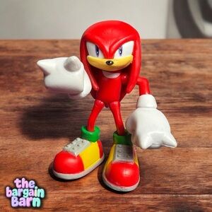 Jazwares Sega Sonic Hedgehog Knuckles 3” Action Figurine Toy *RARE*